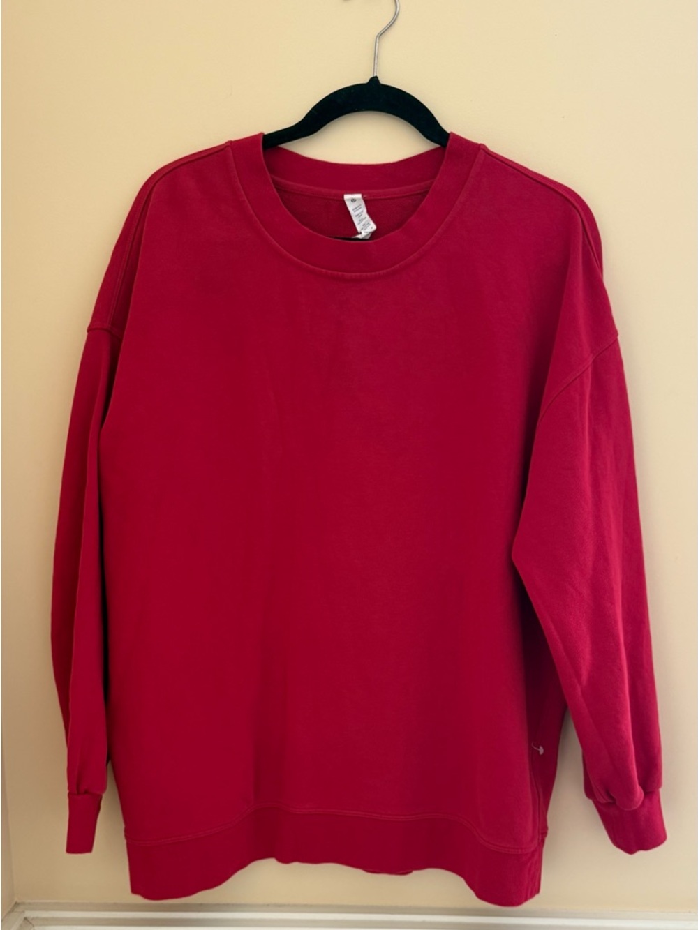 Lululemon Perfectly Oversized‎ Crew True Red Sz 10